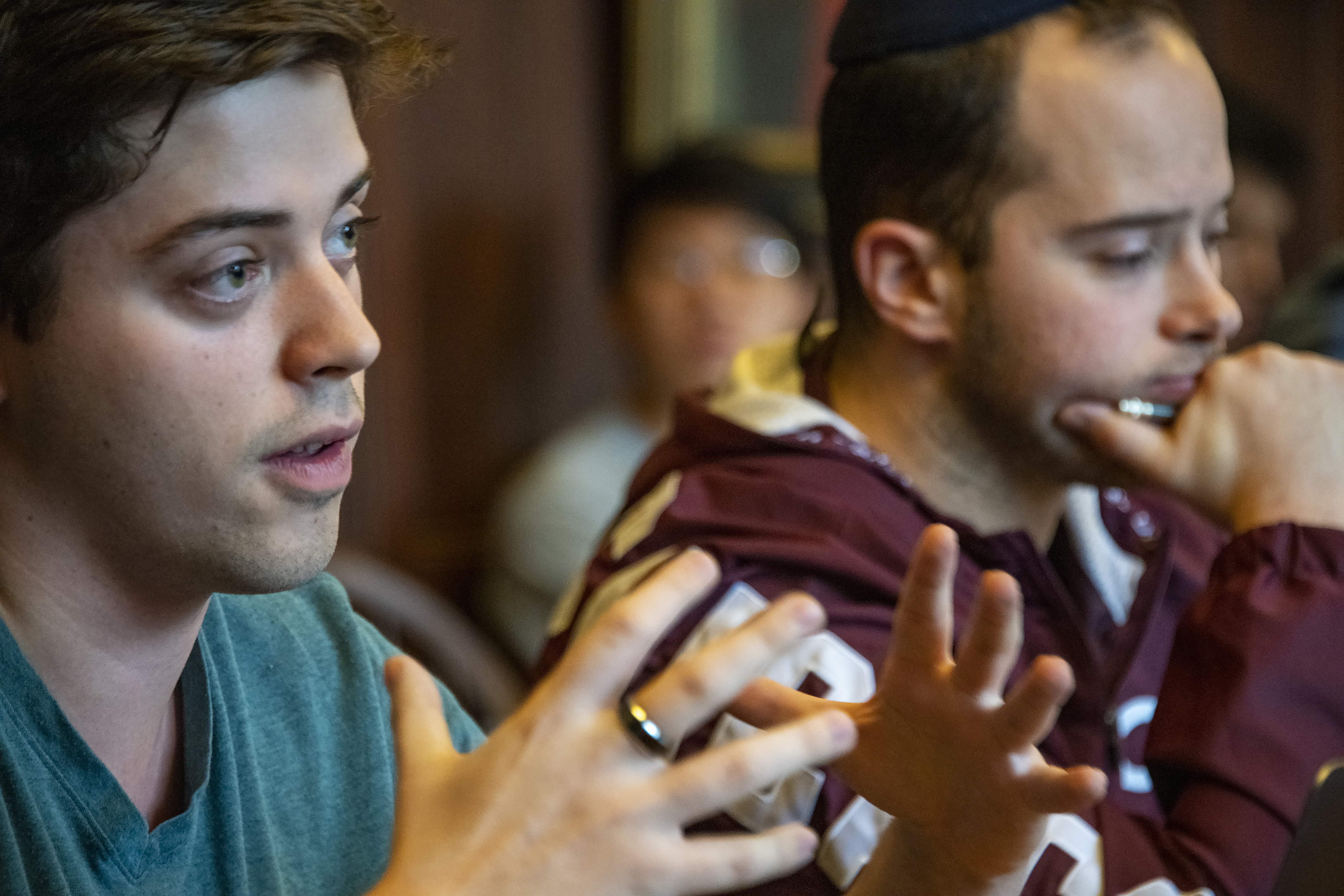 Students at a seminar